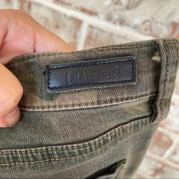 Blank NYC The Reade Skinny Crop Scout Pant Camoflauge Camo Print Jeans 29 - Picture 10 of 15